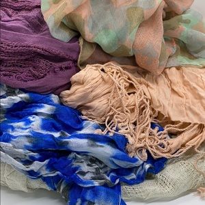 Bundle of 5 Scarves